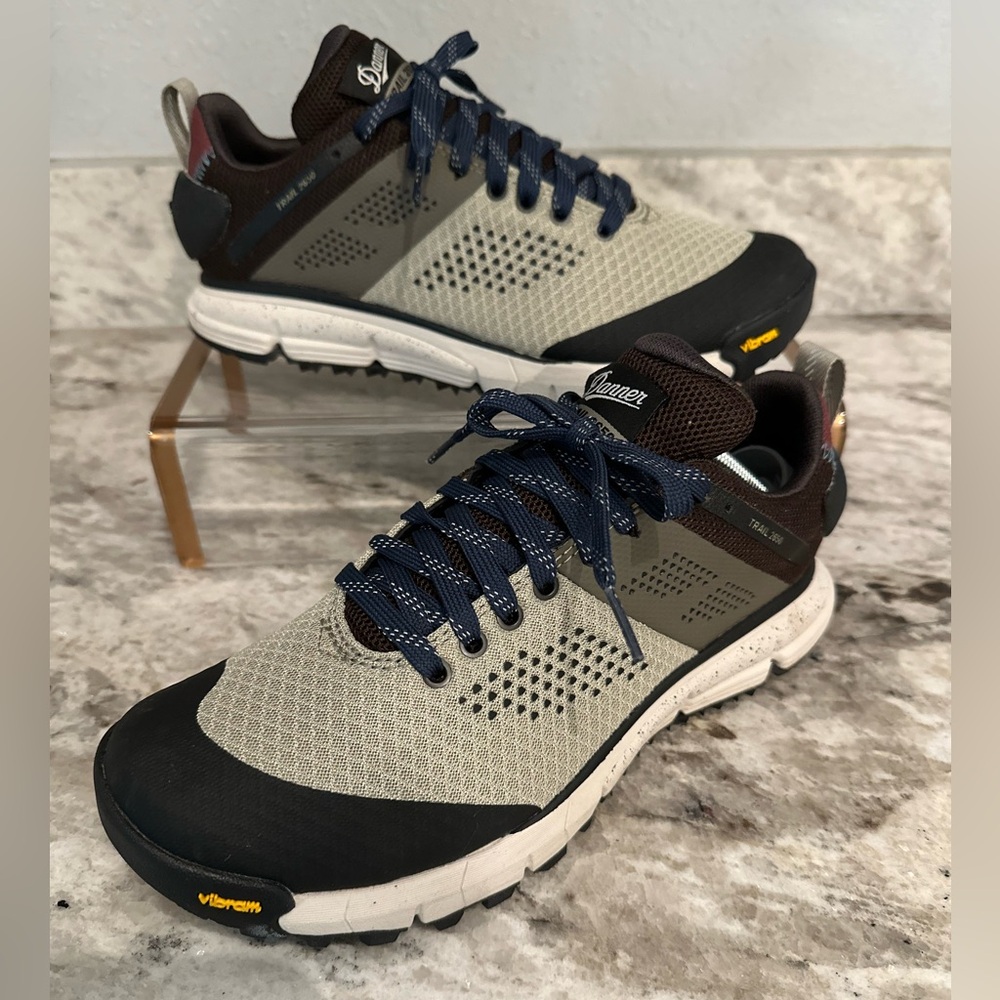 Danner Wonen’s Gray, Black & Navy Trail Running Shoes